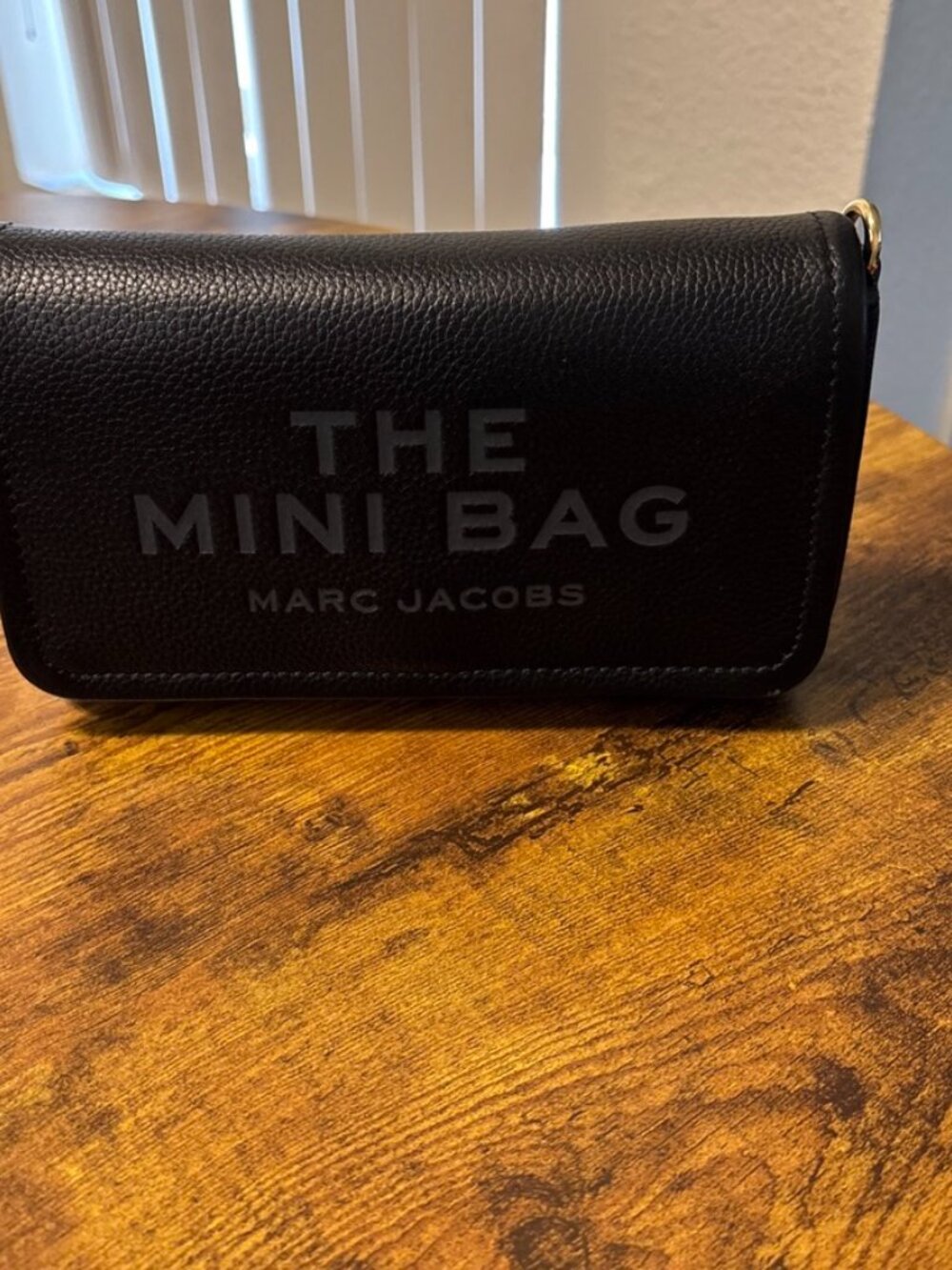 Marc Jacobs The Mini Bag Black Leather Crossbody Shldr Bag - Picture 10 of 13